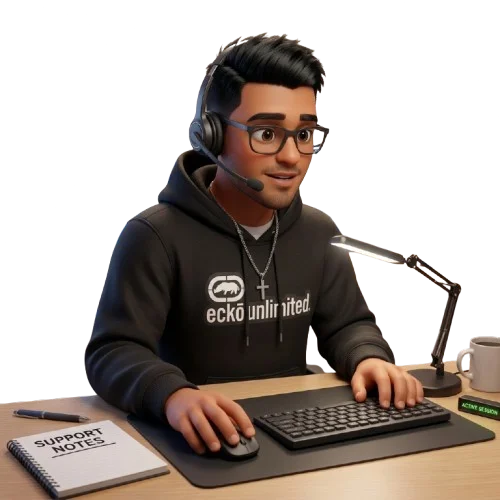 Avatar do Túlio com headset prestando suporte remoto